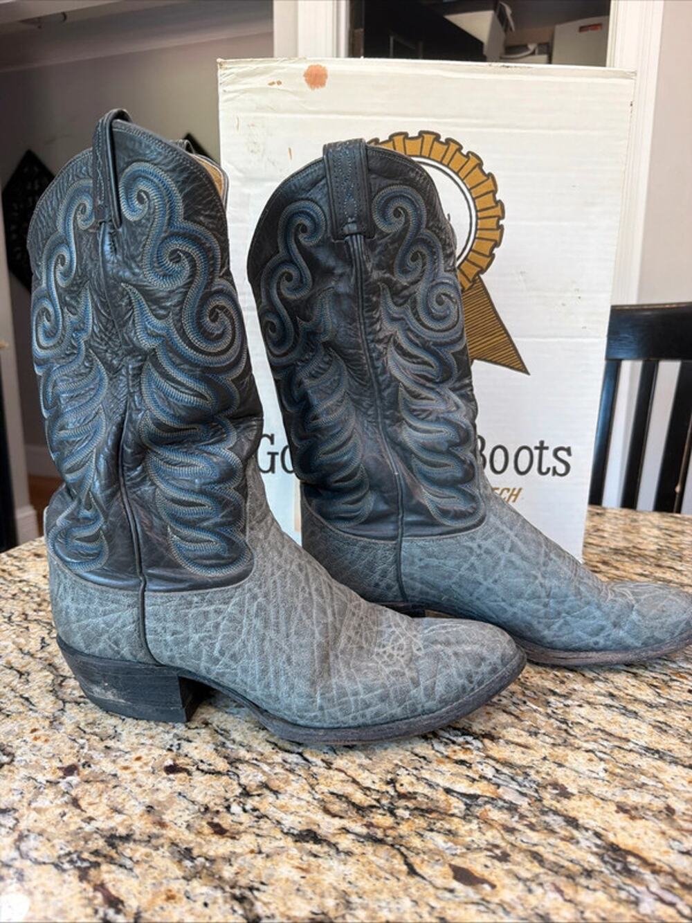 Tony lama vintage size 9 elephant boots